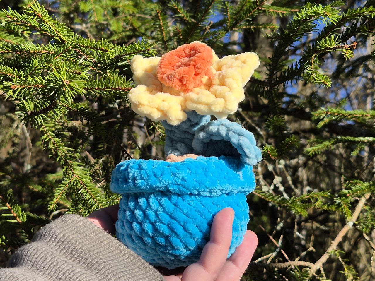 Mini Potted Flowers | Handmade Crochet Plants