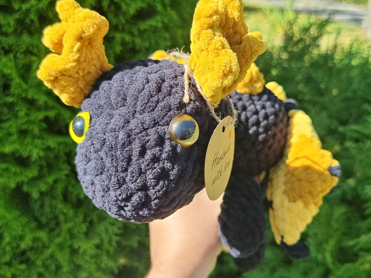 Jumbo Crochet Dragon Plushie | Amigurumi Plushies and Toys