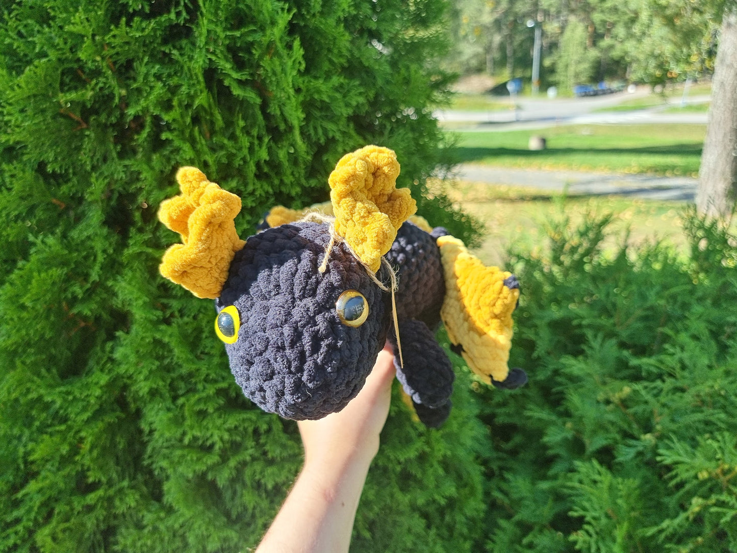Jumbo Crochet Dragon Plushie | Amigurumi Plushies and Toys