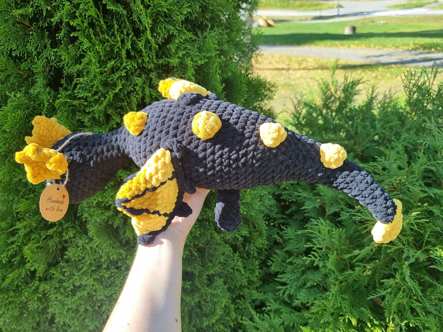 Jumbo Crochet Dragon Plushie | Amigurumi Plushies and Toys