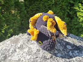 Jumbo Crochet Dragon Plushie | Amigurumi Plushies and Toys