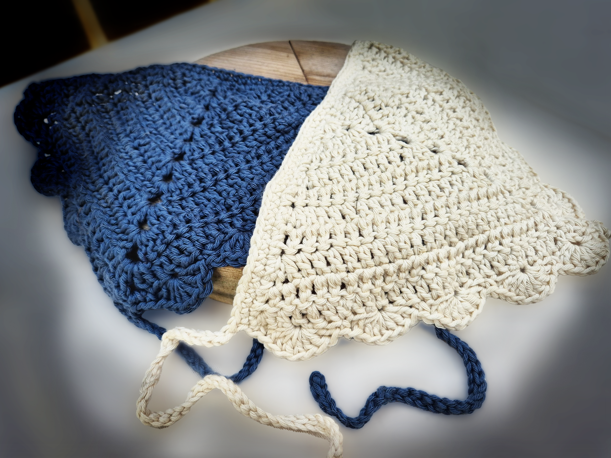 crochet cotton bandana