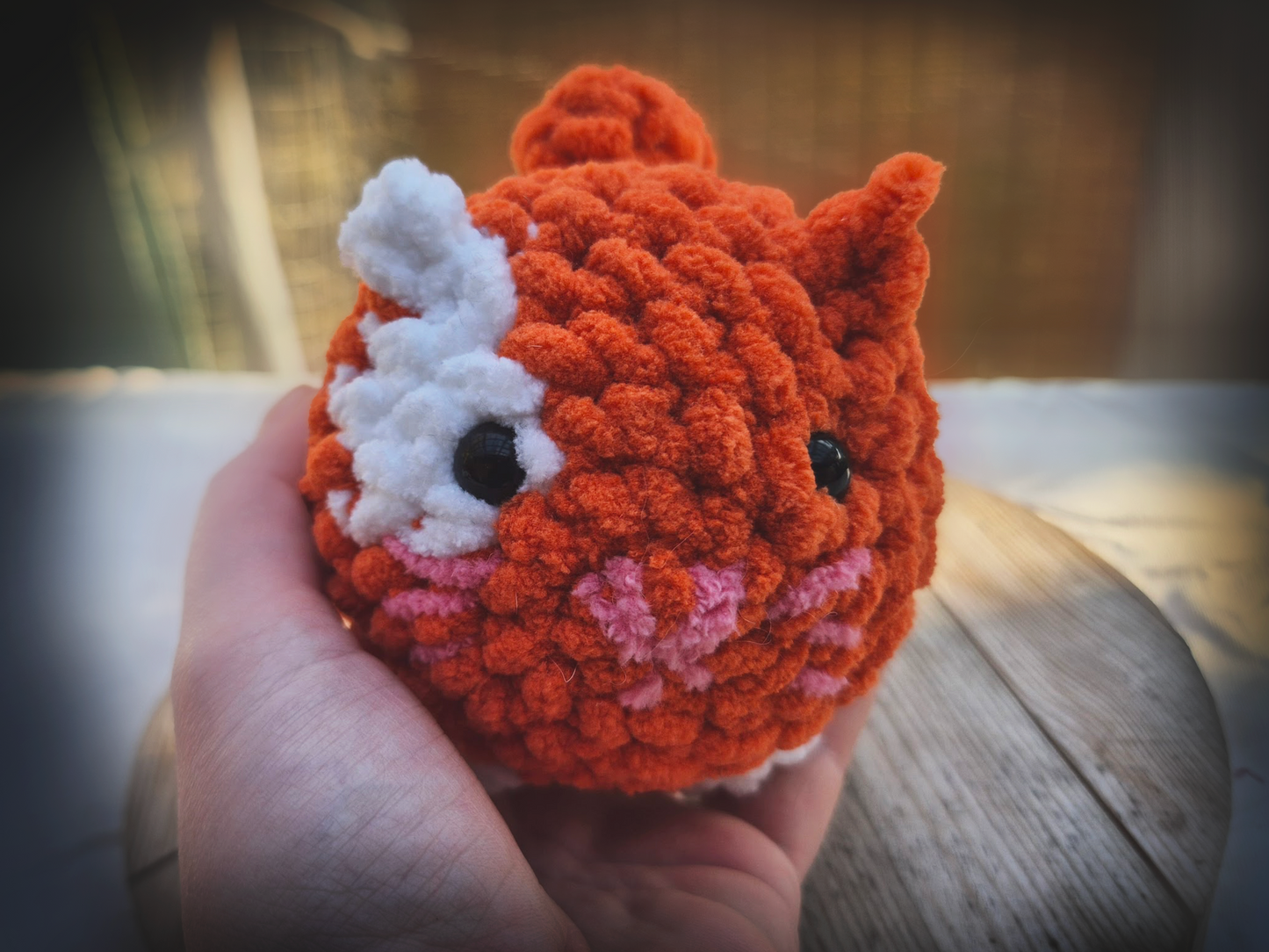 Mini Chunky Cat – Crochet Amigurumi Plushie | Handmade Soft Toy