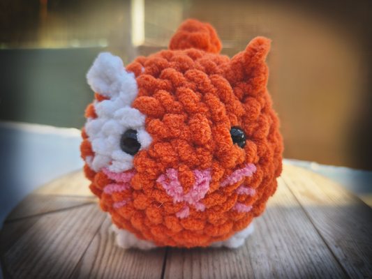 Mini Chunky Cat – Crochet Amigurumi Plushie | Handmade Soft Toy