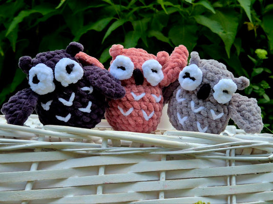 Mini Plush Crochet Owl | Handmade Amigurumi Soft Toy