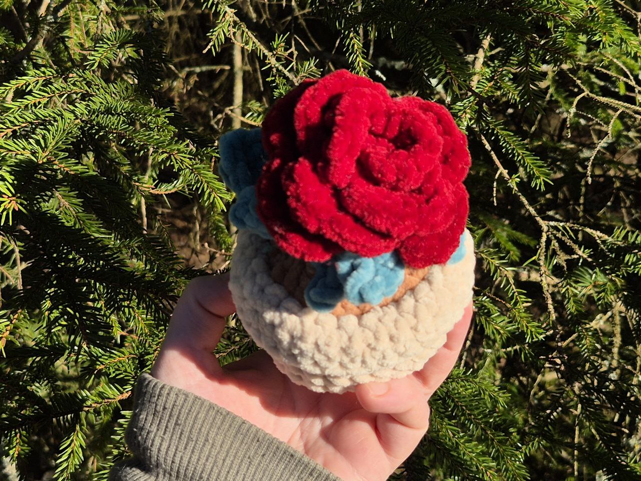 Mini Potted Flowers | Handmade Crochet Plants
