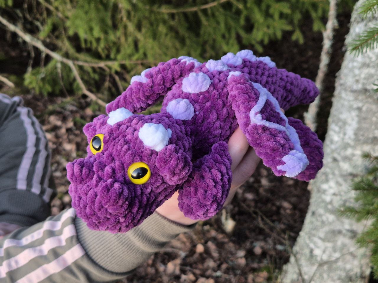 Mini Crochet Dragon Plushie | Amigurumi Plushies and Toys